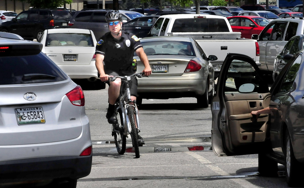 Waterville police take to two wheels for the summer
