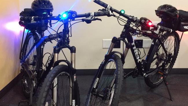 Scene in Sunrise: New bikes for the police department