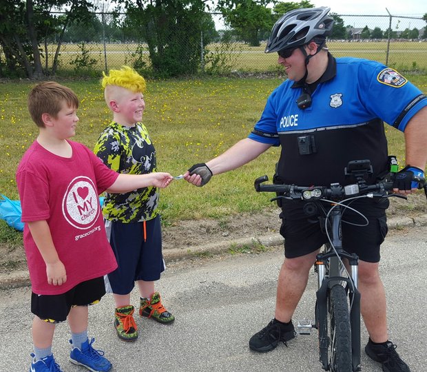 Brooklyn police officer takes to his bicycle every chance he gets