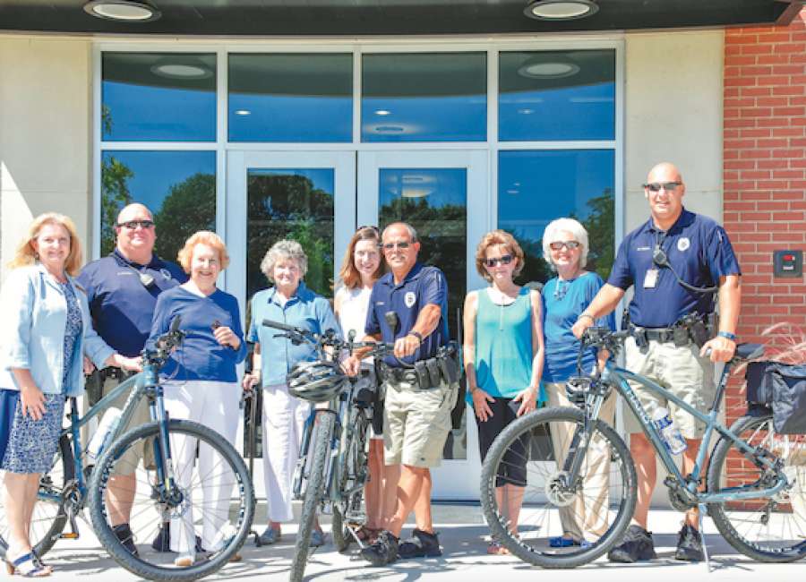 Foundation donates new police bicycles