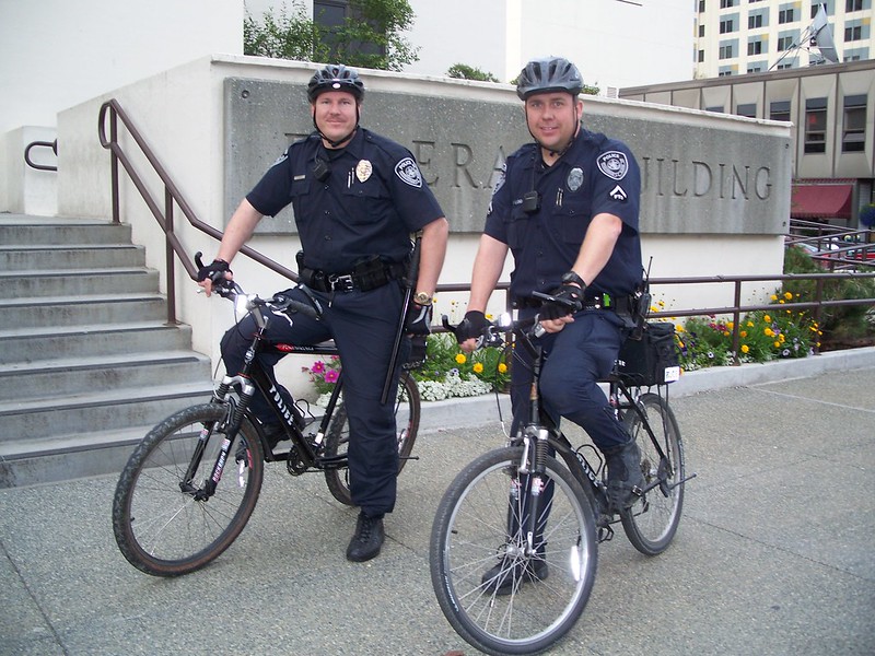 Community policing by bicycle