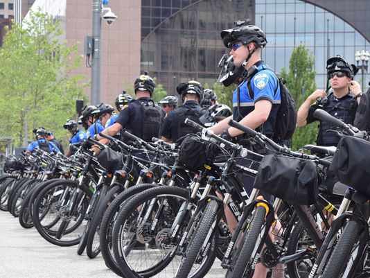 Secret weapon in handling RNC protesters: police bikes