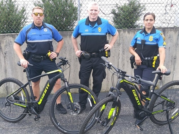 2 E-Bikes Donated To Norwalk Police Department By Local Bike Shop