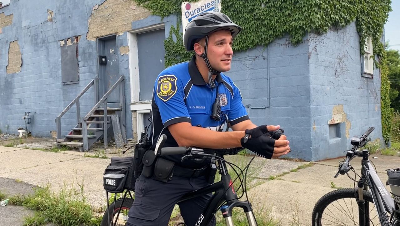 Albany Officer Trades Patrol Car For Bike