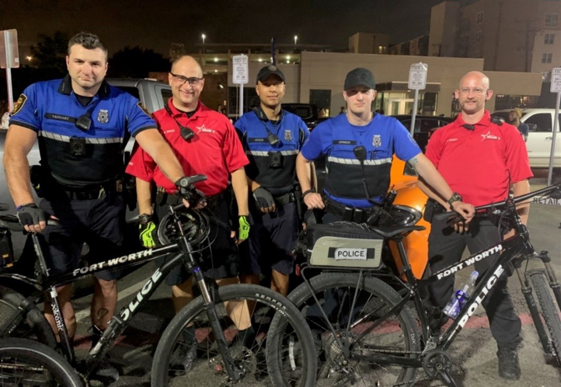 Specially trained cyclists provide emergency care for West Seventh