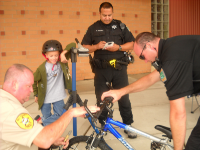 Shorewood Police Department’s Deputy Chief Eric Allen coordinates bike patrol program
