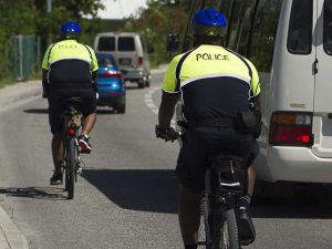 Cops get on their bikes to get back into community