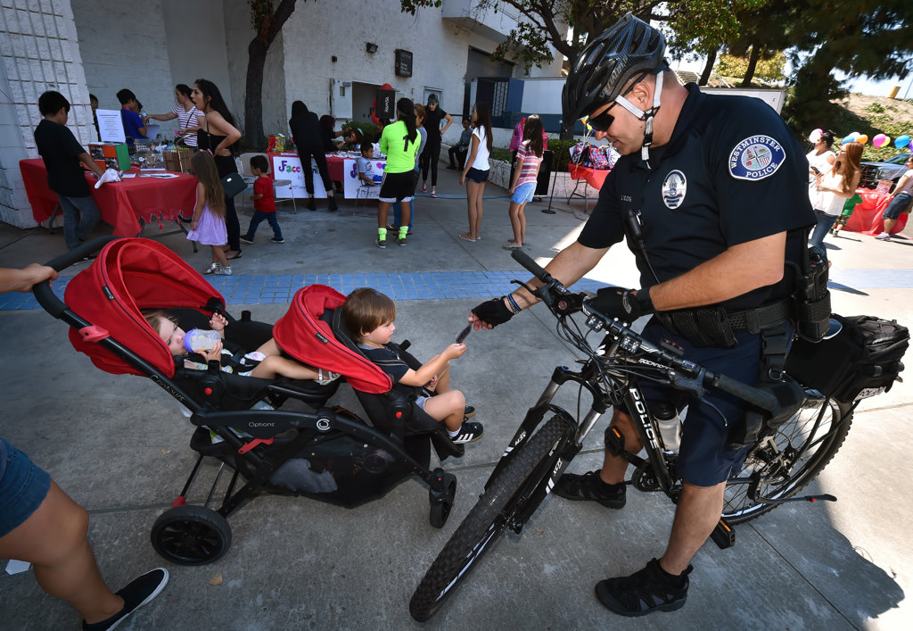 Westminster Police Department bike team spreads bicycle safety awareness through community outreach
