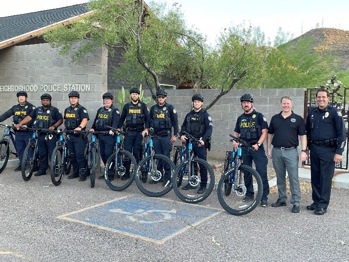Nonprofit provides new patrol bikes for Phoenix police