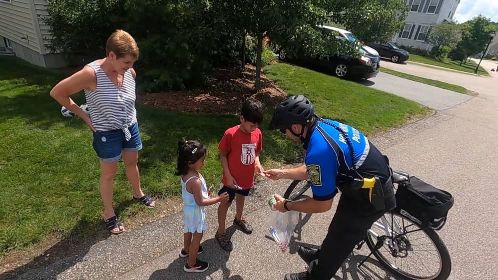 Hopkinton Police Department Welcomes Back Bicycle Patrol