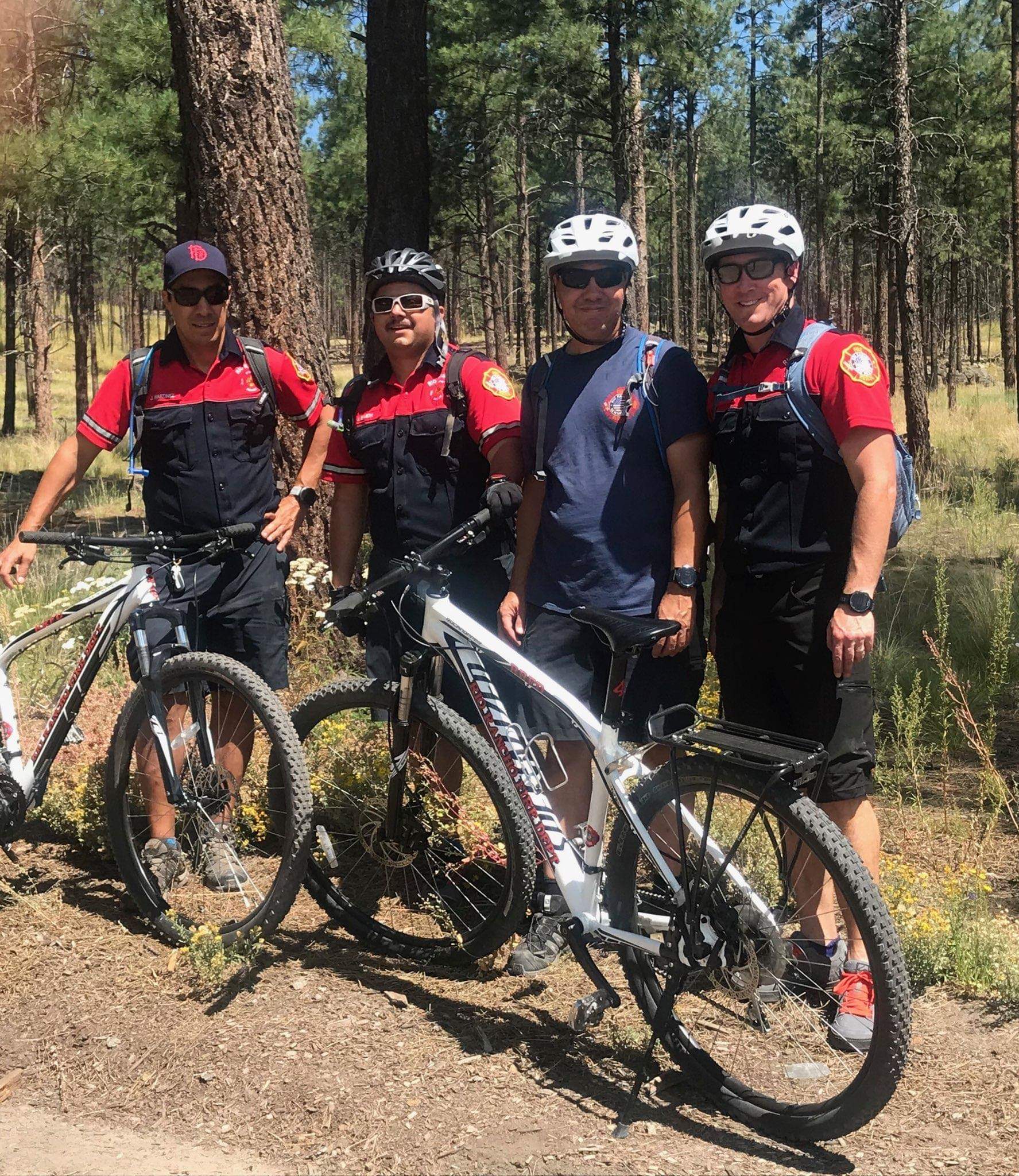 Rio Rancho EMS Bike Team Rescues Mountain Biker