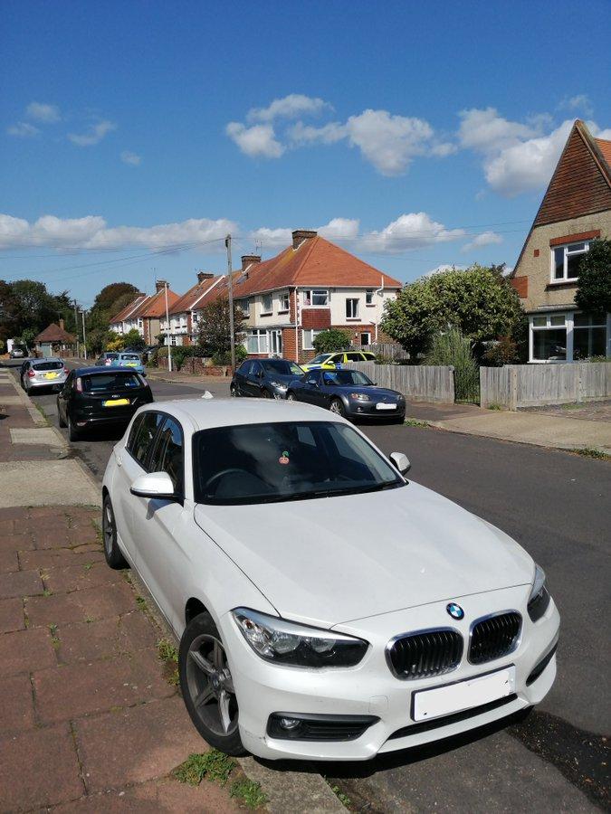Three arrested as Sussex bike cop chases down stolen BMW