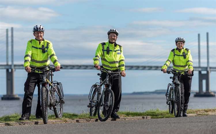 Cycling the beat: Police in Inverness now have access to bikes to attend ‘local issues’