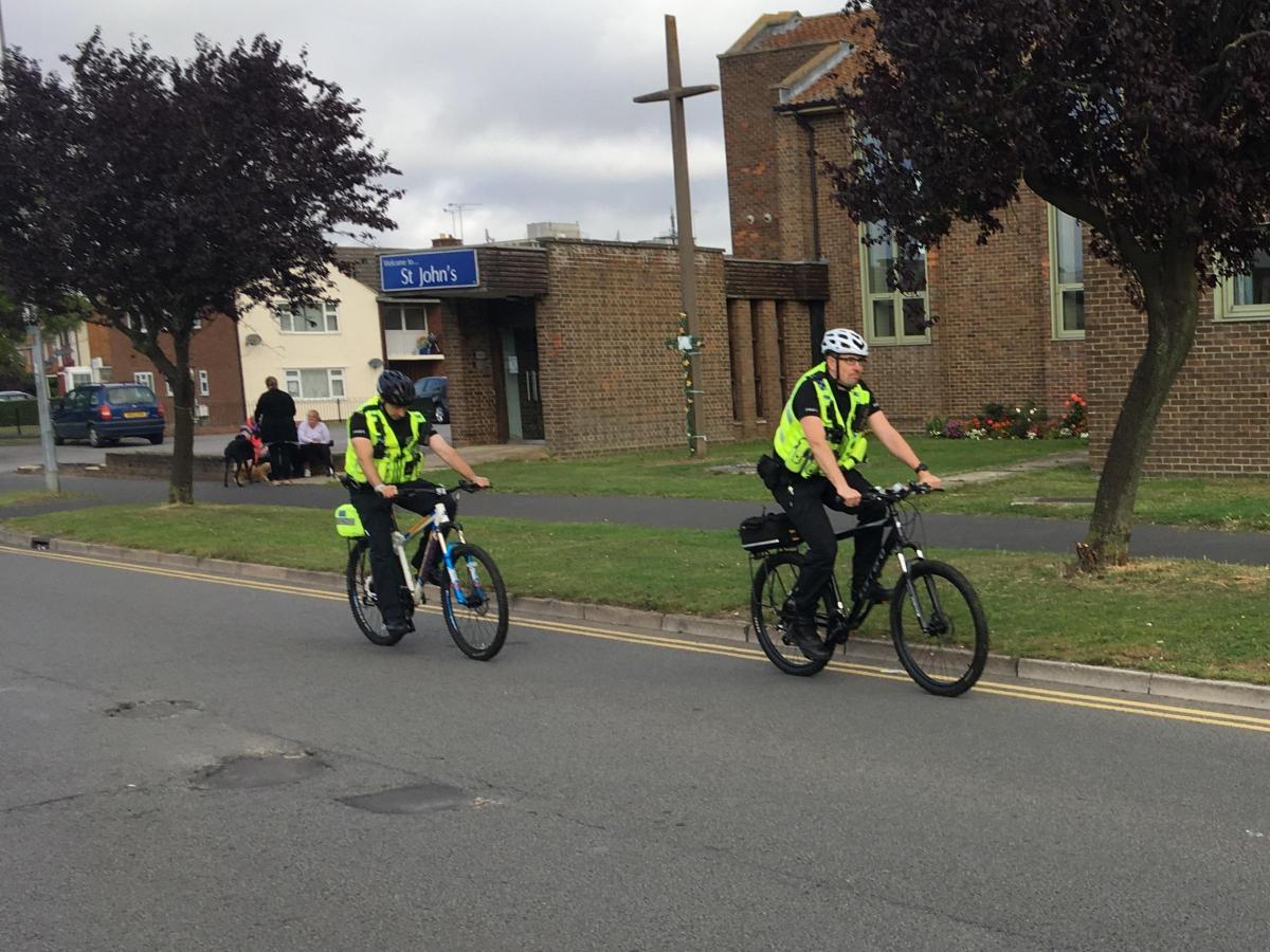 Police get on their bikes to access crime hotspots