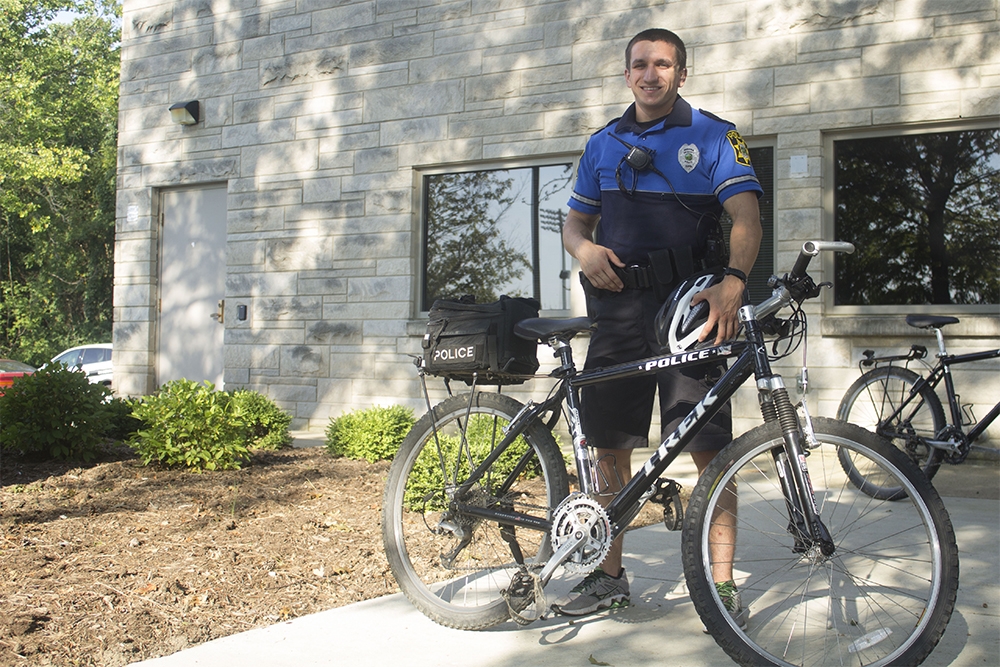IUPD uses bike patrols