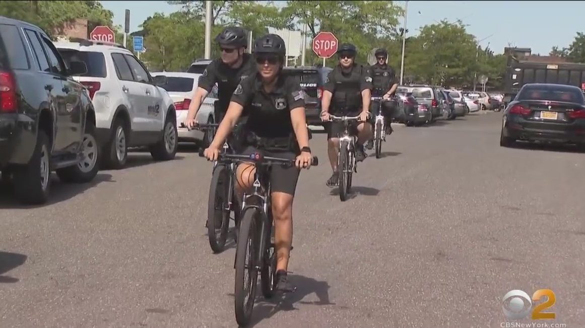 Hempstead’s Effort To Revitalize Downtown, Transit Hub Starts With Community Policing Unit on Bikes