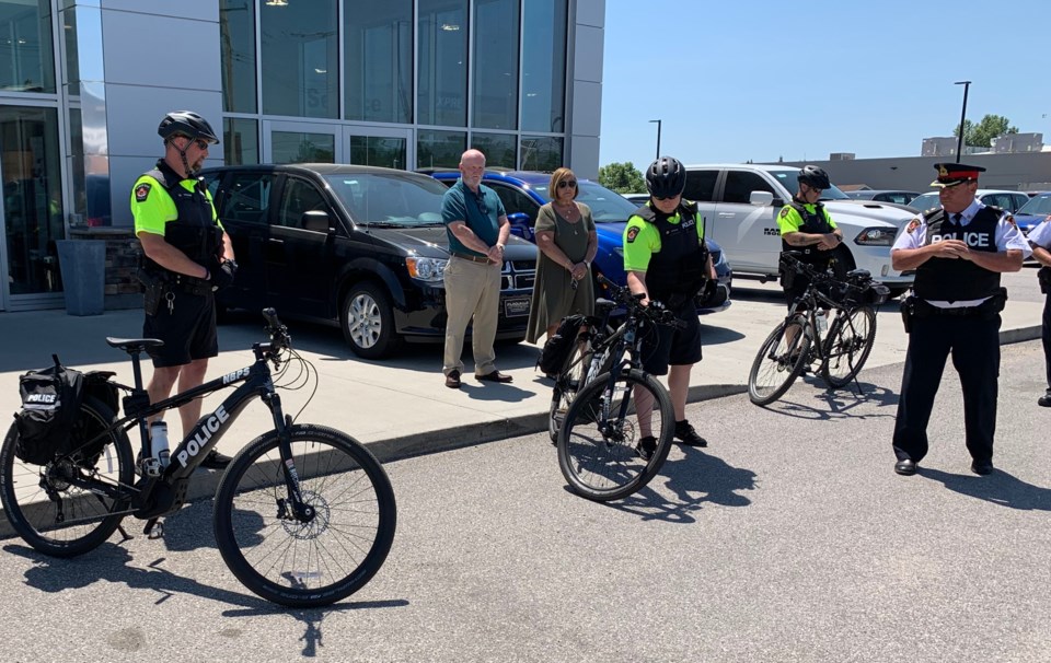 Bike Patrol takes a back seat to Foot Patrols in the summer of 2021