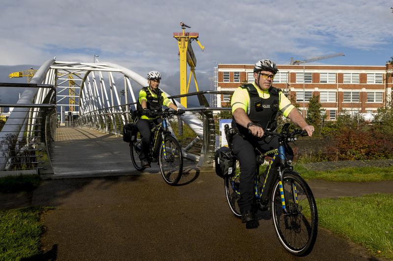 Police e-bikes in Northern Ireland will reach a speedy 15mph