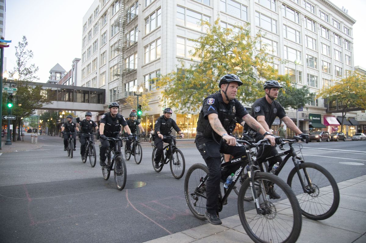 After protests, Spokane Police Department trains new officers for Bicycle Rapid Response Team