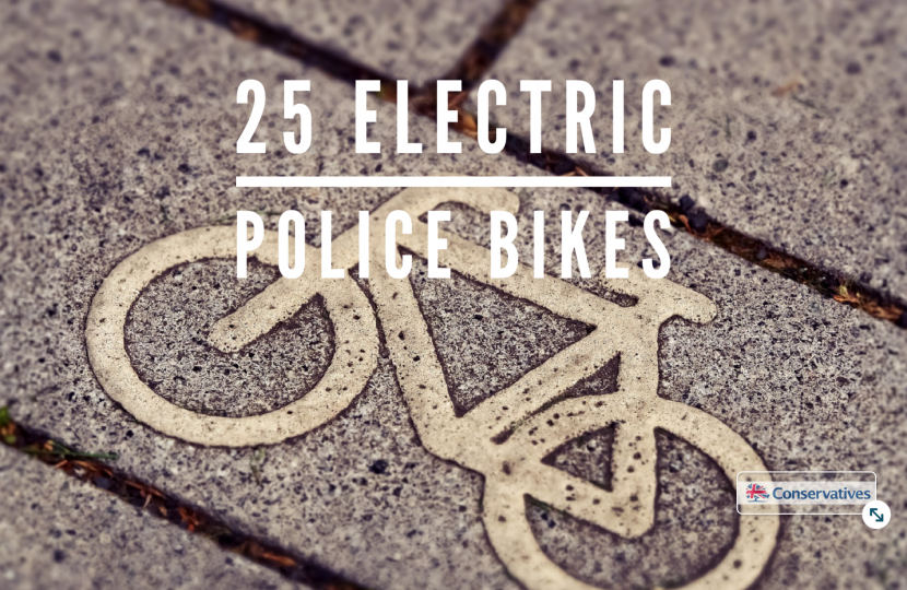 Almost £50,000 invested in e-bikes for West Mercia Police officers