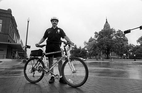 Longtime officer revs up for retirement