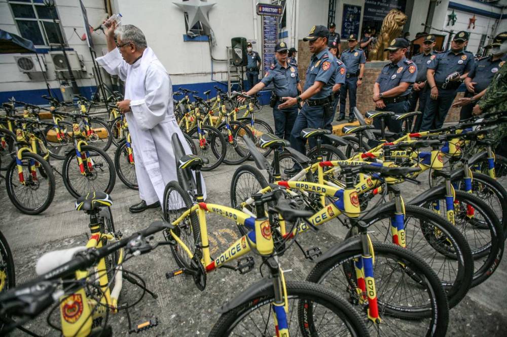 Manila Police District receives 100 new patrol bikes