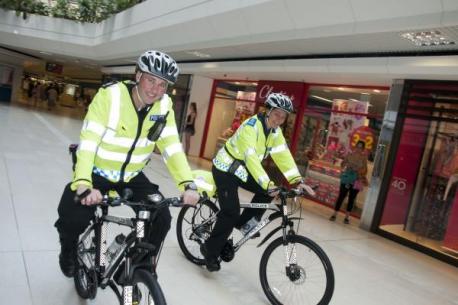 Shopping centre donates bikes to help police cover more ground in Epsom