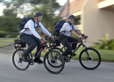 Donations enable Palm Beach County Fire Rescue to outfit four bicycles for quick access