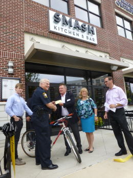 New Restaurant Donates Bikes to City Police