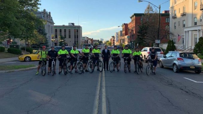 Mayor Barlow Announces International Police Mountain Bike Association School Hosted In Oswego